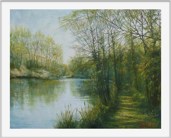 Sentiero lungo il lago
