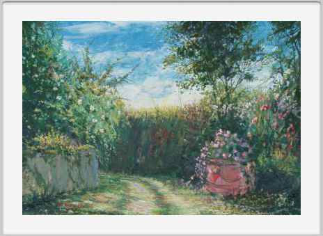 Giardino in fiore