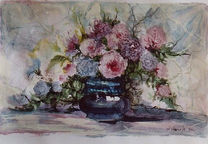 Vaso con fiori